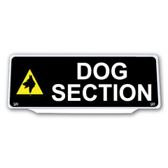 Univisor - DOG SECTION - Black Background with White Text and Logo - UNV329