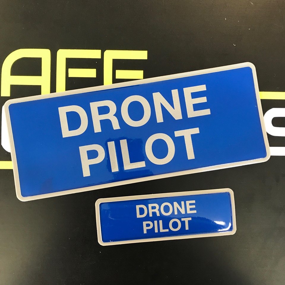 Drone Pilot - Digitally Printed Encapsulated Badge