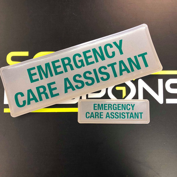 Emergency Care Assistant ECA - Digitally Printed Encapsulated Badge