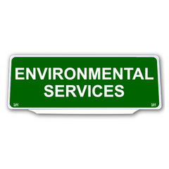 Univisor - ENVIRONMENTAL SERVICES - Forest Green Background with White Text - UNV214