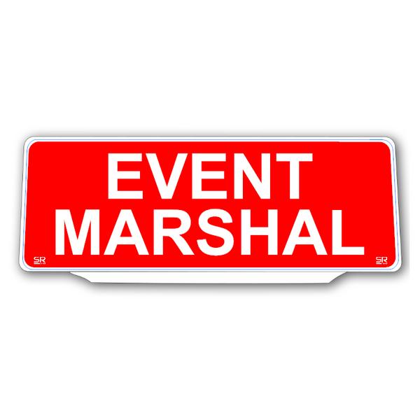 Univisor - EVENT MARSHAL - Red Background White Text - UNV261