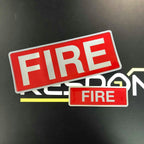 FIRE - Digitally Printed Encapsulated Badge
