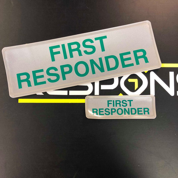 First Responder - Digitally Printed Encapsulated Badge