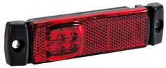 12v/24v Slim Line/Low Profile RED LED Rear Marker Lamp/Light FT-018C