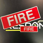 FIRE - Digitally Printed Encapsulated Badge