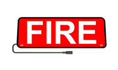 Safe Responder X - FIRE - UK - SRX-037 - LED Visor Sign