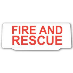 Univisor - Fire And Rescue - White B/G (ST2) - UNV185