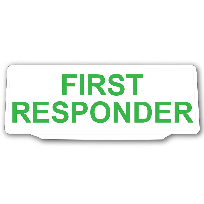 Univisor - First Responder - White with Green Text - UNV032