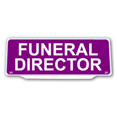 Univisor - FUNERAL DIRECTOR - Purple Background with White Text - UNV218