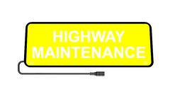 Safe Responder X - Highway Maintanence - Dayglo Yellow Background - SRX-047