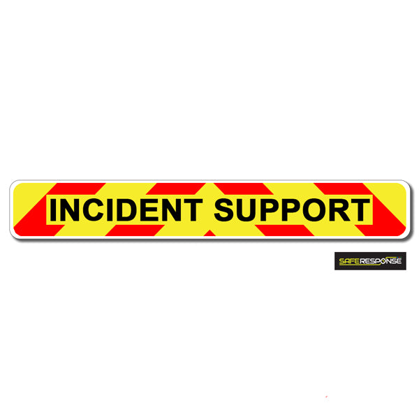 Magnet INCIDENT SUPPORT Chevron Design Text (MG156)