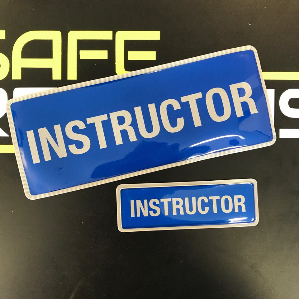 INSTRUCTOR - Digitally Printed Encapsulated Badge