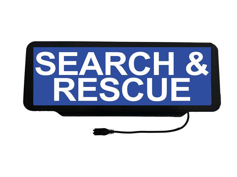 LED Univisor - Search & Rescue - Blue Background - LEDUNV-093