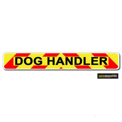 Magnet DOG HANDLER Chevron Design Text (MG122)