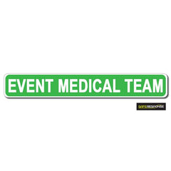 EVENT MEDICAL TEAM Green with White Text (MG163)