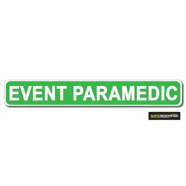 EVENT PARAMEDIC Green with White Text (MG165)