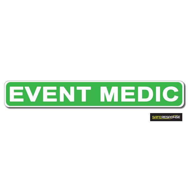 EVENT MEDIC Green with White Text (MG166)