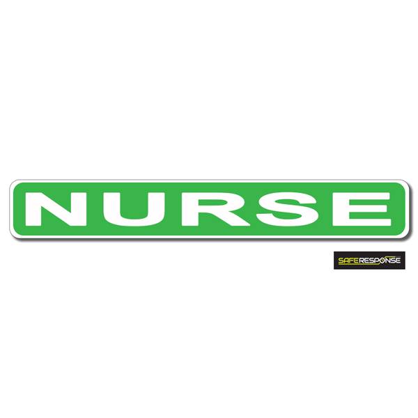 NURSE Green with White Text (MG168)