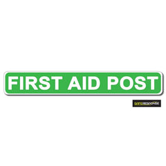 FIRST AID POST Green with White Text (MG171)