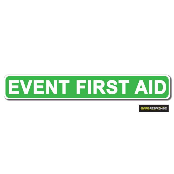 EVENT FIRST AID Green with White Text (MG173)