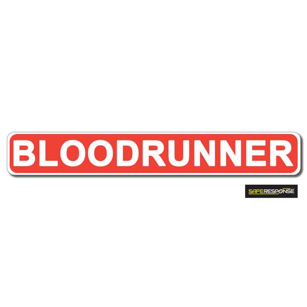 BLOODRUNNER Red with White Text (MG177)