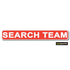 SEARCH TEAM Red with White Text (MG179)