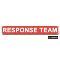RESPONSE TEAM Red with White Text (MG194)
