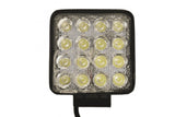 MP5058 10-30V 48W LED Work / Scene Light Lamp - 16x3W 3800lm Flood IP67