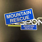 MOUNTAIN RESCUE - Digitally Printed Encapsulated Badge