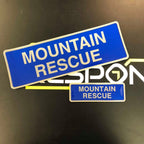 MOUNTAIN RESCUE - Digitally Printed Encapsulated Badge