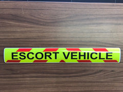 Sticker Escort Vehicle Chevron Design