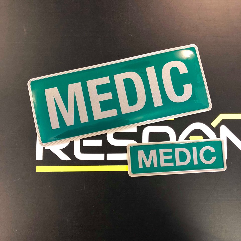 MEDIC - Digitally Printed Encapsulated Badge