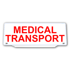 Univisor - MEDICAL TRANSPORT - White Background Red Text - UNV223