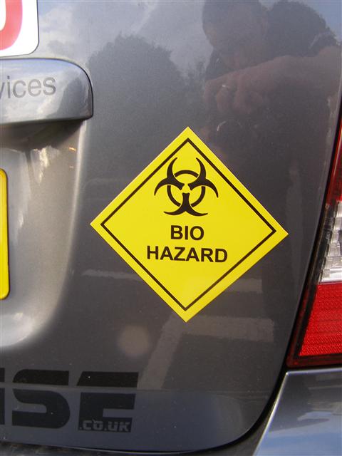 Biohazard Color Code Diamond Bio Hazard Diamond (MG074) – Safe Response UK
