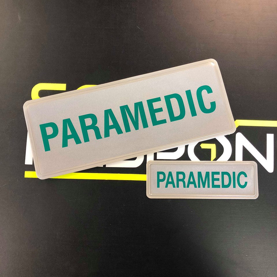 PARAMEDIC - Digitally Printed Encapsulated Badge
