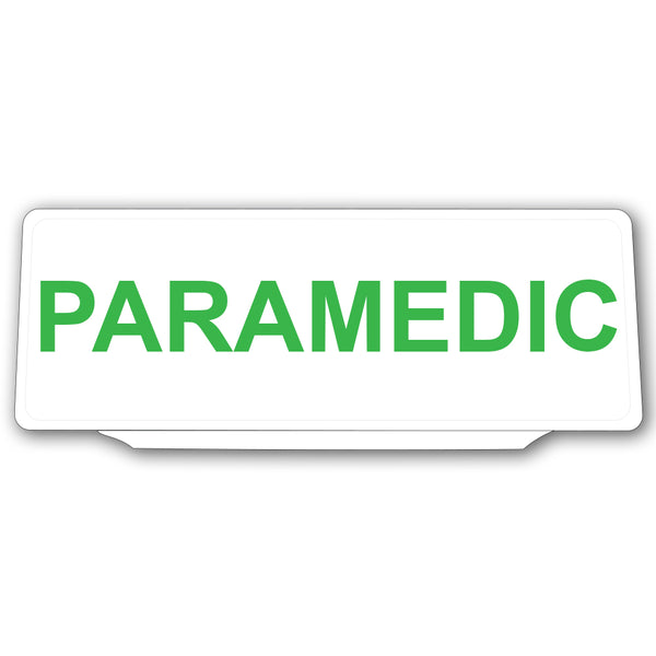 Univisor - Paramedic - White with Green Text - UNV010