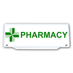 Univisor - PHARMACY with Logo - White Background with Green Text - UNV322
