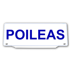 Univisor - POILEAS - White Background with Blue Text - UNV304