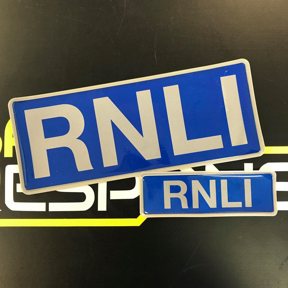 RNLI - Blue - Digitally Printed Encapsulated Badge