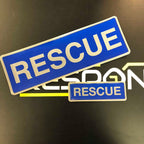 RESCUE - Digitally Printed Encapsulated Badge