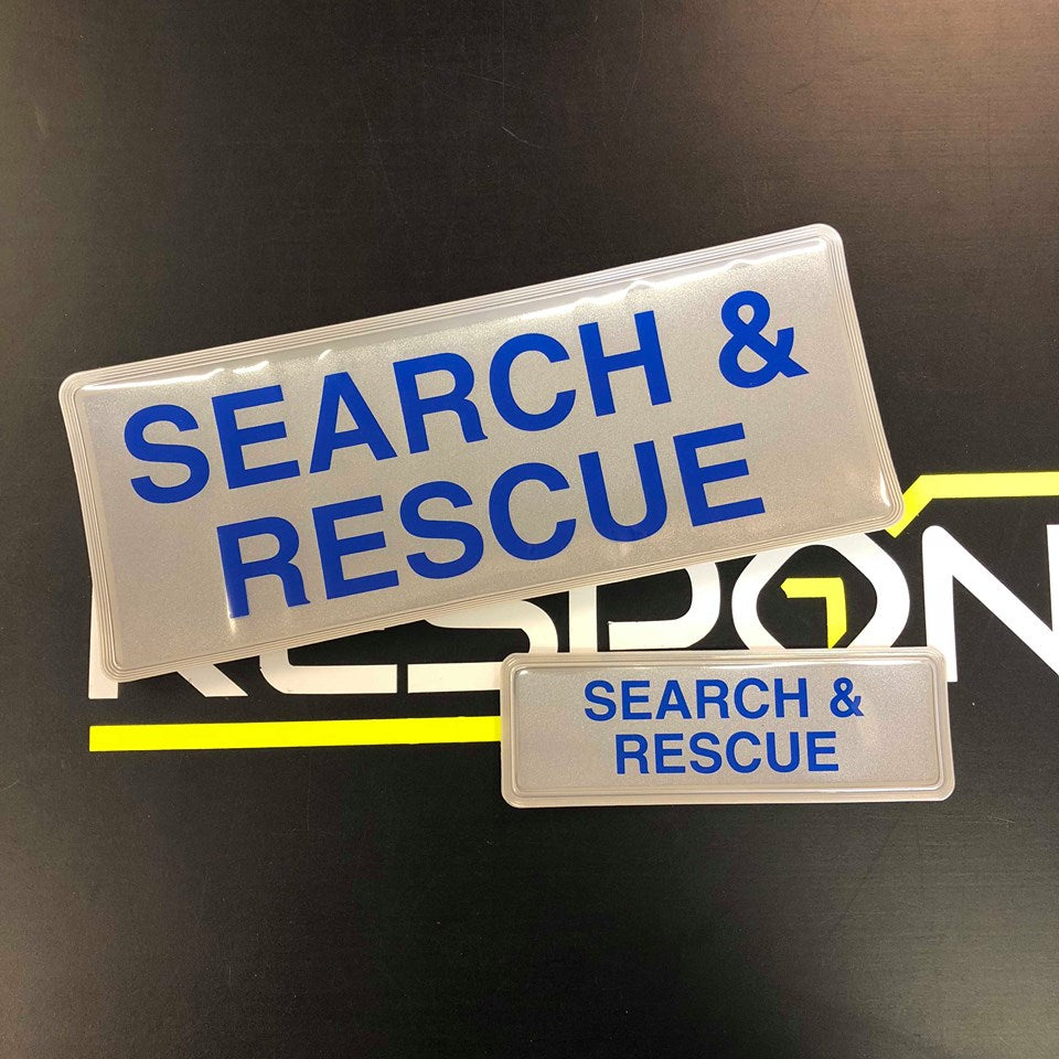 Search and Rescue - Digitally Printed Encapsulated Badge