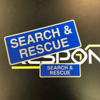 Search and Rescue - Digitally Printed Encapsulated Badge