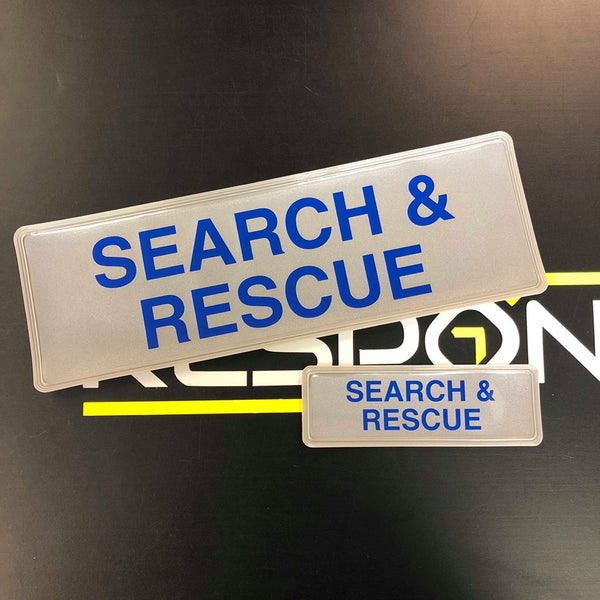 Search and Rescue - Digitally Printed Encapsulated Badge