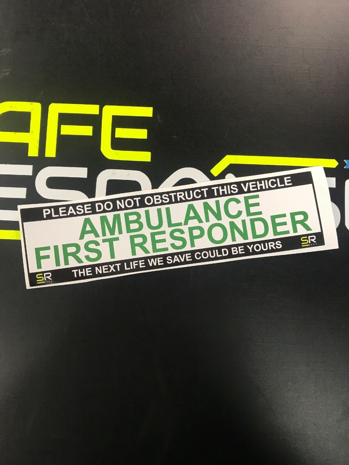 Call First Sticker 245mm Sticker - Ambulance First Responder on call - ST24527 – Safe ...