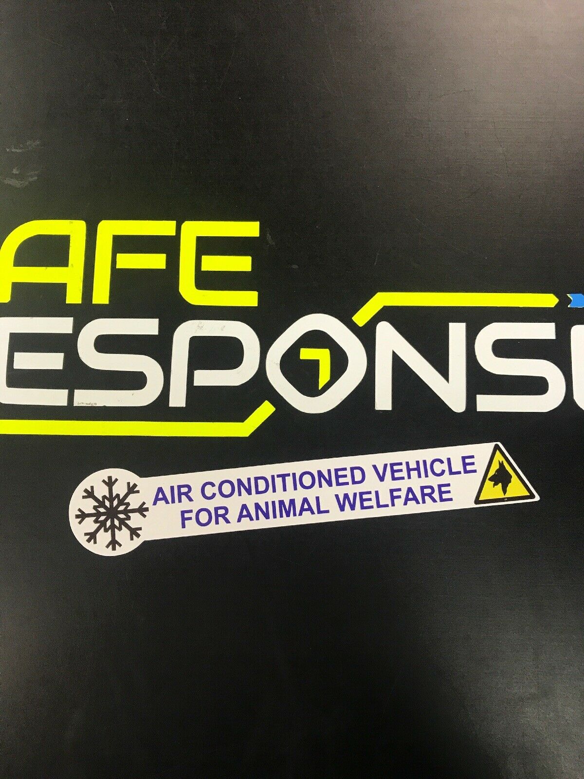 245mm Sticker Range – Safe Response UK