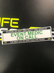 245mm Sticker - Event Medic - ST24537