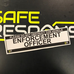 245mm Sticker - Enforcement Officer - ST24538
