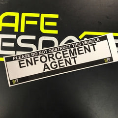 245mm Sticker - Enforcement Agent - ST24539