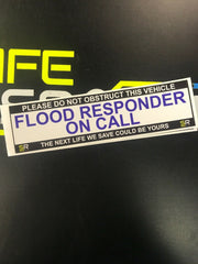 245mm Sticker - Flood Responder - ST24541