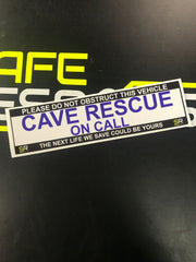 245mm Sticker - Cave Rescue - ST24555